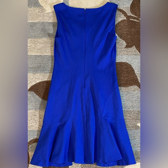 DVF| Diane Von Furtenberg Sleeveless
Carla Drop Flare Dress in Cobalt Blue - Picture 6 of 7